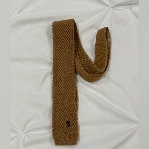 Vintage Cappellerie Barbisio Italian Men's Wool Brown Knit Tie